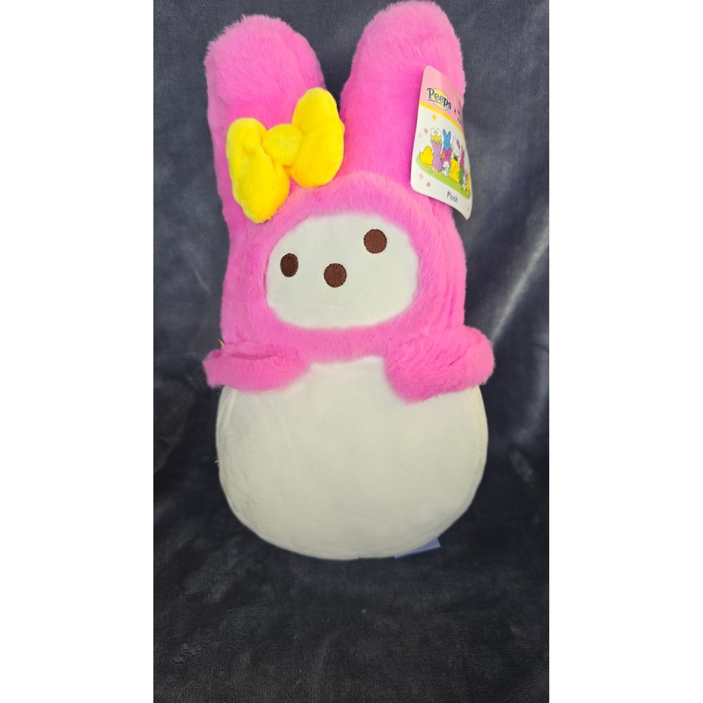 Peeps x My Melody Sanrio Hello Kitty and Friends Pink Bunny Plush Toy New